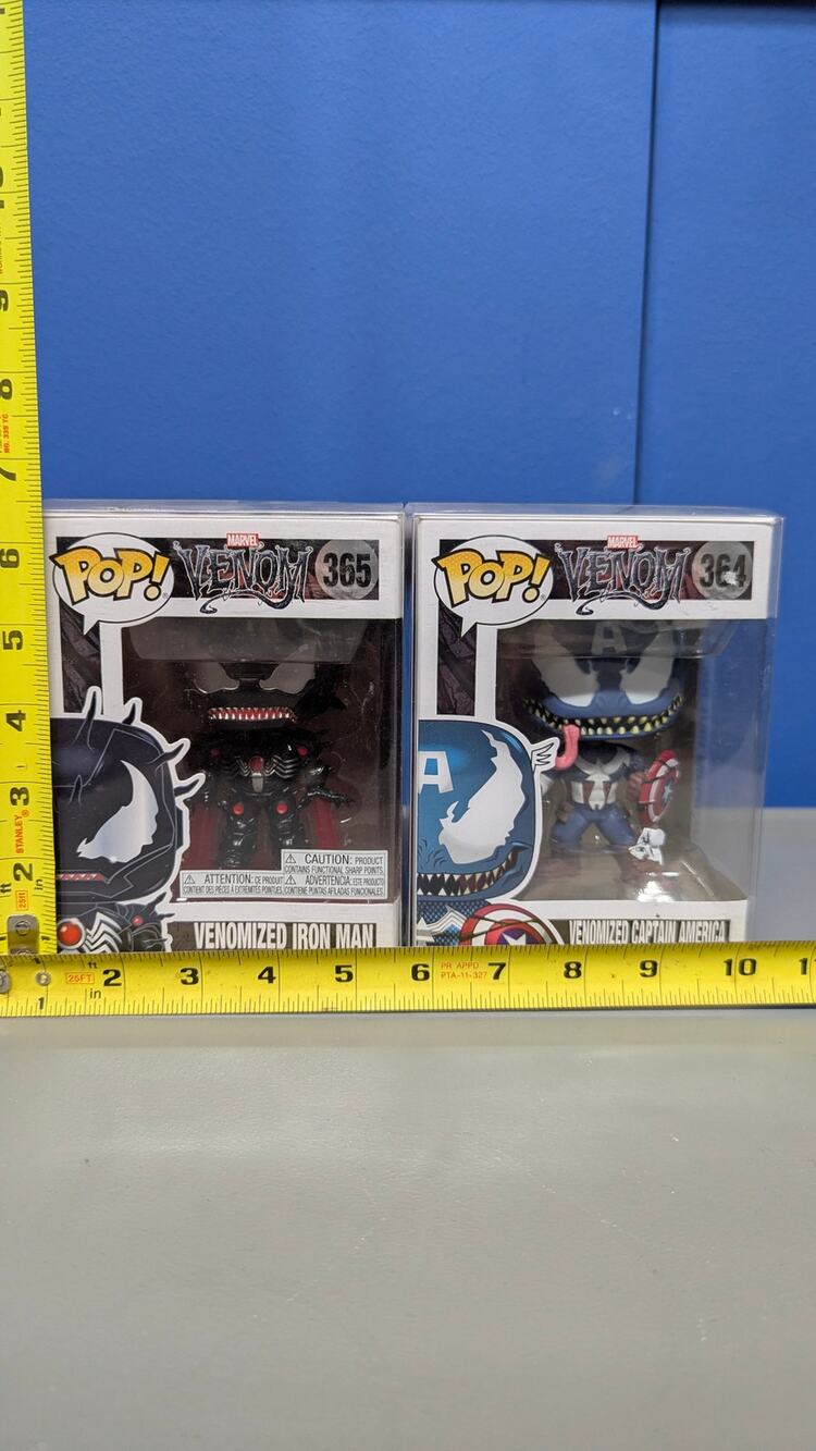 Funko Pop Marvel Venomized Iron Man 365 Captain America 364 Lot New